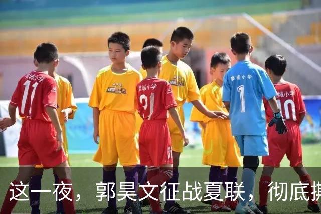 这一夜，郭昊文征战夏联，彻底撕碎了男篮集训队的体面